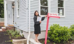Mortgage survey home closing documents - ALTA SURVEY Wisconsin Home sale pending with property documents and a mortgage survey being reviewed before closing